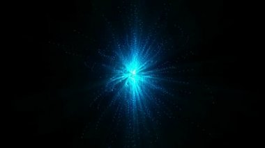 Parlatıcı ile parlak çizgiler animasyon