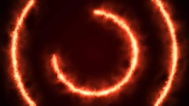 Belle bague de feu bouclée 