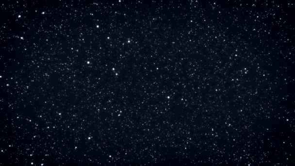 Бесшовная петля мерцающих звезд — стоковое видео