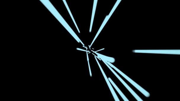 超空间蓝线 — 图库视频影像