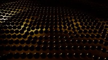 Kürenin yüzey hareket. Kürenin döngü hazır animasyon