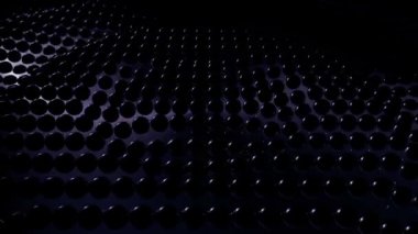 Kürenin yüzey hareket. Kürenin döngü hazır animasyon