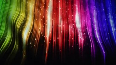 Rüzgarda sallayarak gerçekçi Gökkuşağı bayrağı