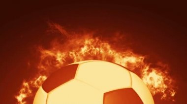 Animasyon gerçekçi futbol topu