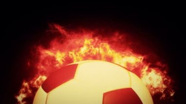 Animasyon gerçekçi futbol topu