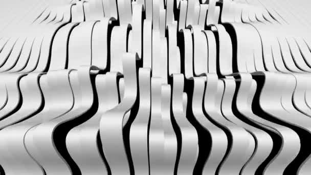 Fond abstrait avec lignes mobiles — Video