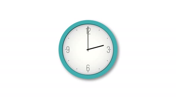 Horloge animée compte à rebours. Boucles sans couture 
