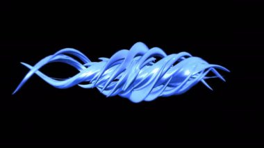 Soyut girdap 3d öğesi