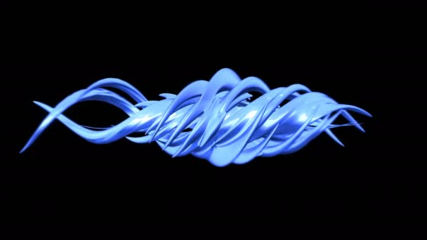 抽象的旋流 3d 元素 — 图库视频影像