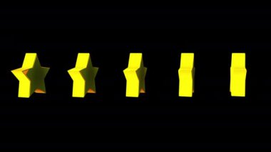 Altın izometrik yıldız kümesinin 3D görüntüsü. Bilgisayar tarafından oluşturulan izometrik arkaplan