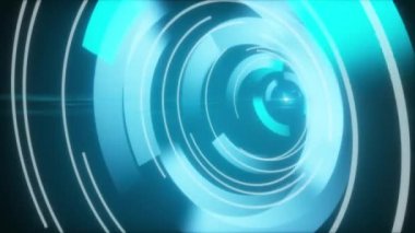 Bilgisayar, teknolojik arayüzler için dijital fütüristik HUD üretti. Ekran koruyucu için Baş Görüntü elemanlarının 3d görüntülenmesi. Web arkaplanı