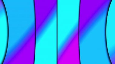 Çok renkli şekiller dikdörtgenler doğrusal gradyan, bilgisayar üretimi. Soyut arkaplanın 3d görüntüsü.