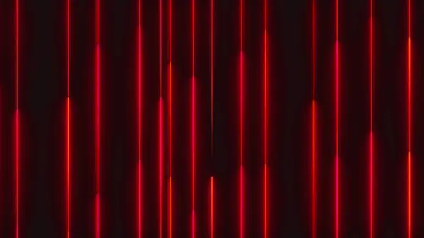 Много вертикальных неоновых линий освещения, абстрактный компьютер сгенерированный фон, 3D рендеринг — стоковое фото