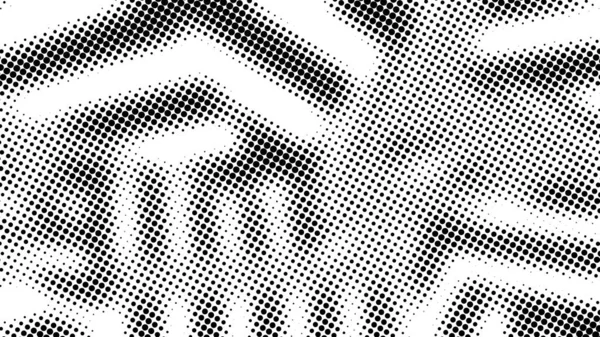 Meio tom de muitos pontos, fundo abstrato gerado por computador, fundo de renderização 3D com efeito de ilusão óptica — Fotografia de Stock