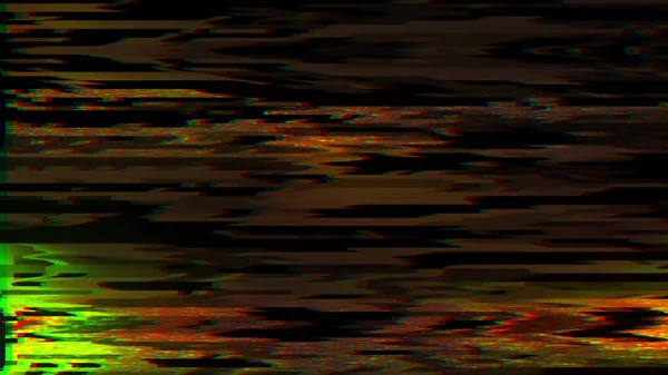 Glitch, pixel noise on the screen, computer generated. Bad Signal. 3d rendering a digital background — Stock Photo, Image