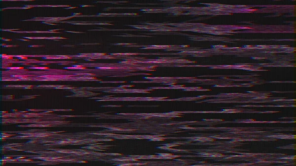 Glitch, pixel noise on the screen, computer generated. Bad Signal. 3d rendering a digital background — Stock Photo, Image