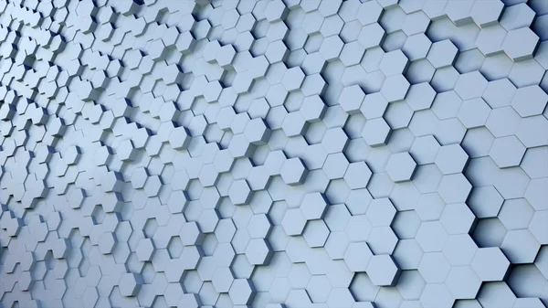 3d rendering of honeycomb background. Computer generated abstract design. — Stock Fotó