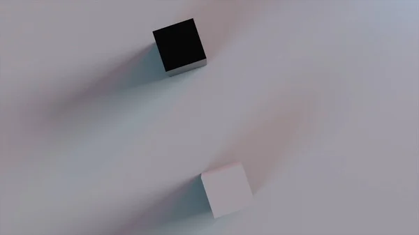 Кругла конструкція кубиків, створений комп'ютер. 3D візуалізація ізометричного фону — стокове фото