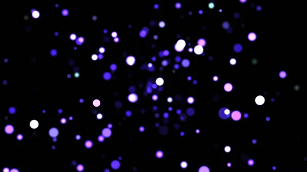 Espacio con muchas luces led brillantes brillantes, fondo abstracto moderno generado por computadora, renderizado 3d — Foto de Stock