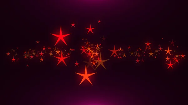 Many bright stars are in space, 3d render, computer generated backdrop — Stock Fotó