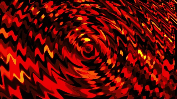 Abstract background with radial waves and ripples. Computer generated 3d rendering — Stock Photo, Image