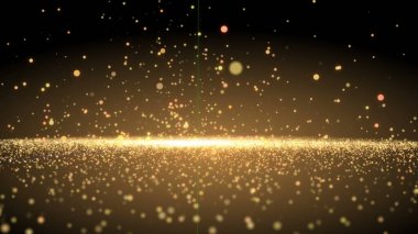 Birçok ışıltılı girdap parçacıkları uzayda, tatilde ve bayramlarda uçar..