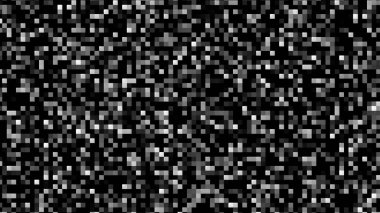 Bilgisayar tarafından oluşturulan küçük kare basit mozaik blokları, 3D oluşturulan bilgisayar oluşturma arkaplanı