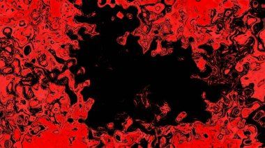 Dalga yağı taklidi ile soyut arkaplan, 3D oluşturma bilgisayarı