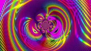 Parlak soyut uzay tüneli arkaplanı.