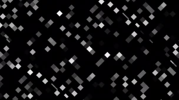 Mosaico geometrico astratto da blocchi quadrati sfondo. — Video Stock