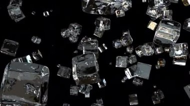 Buz küpleri yağmuru