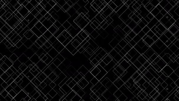 Geometric mesh maze abstract background. — Stock Video