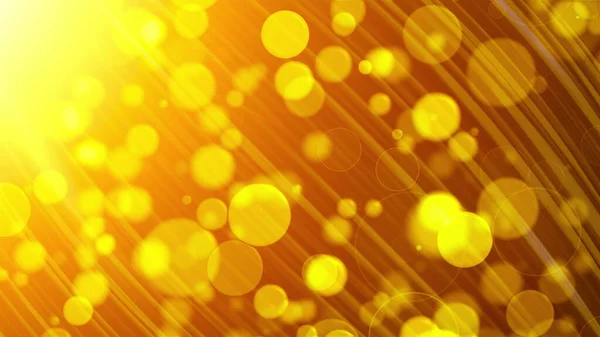 Absztrakt háttér sok arany átlátszó részecskék és fények. Számítógép által generált 3d render — Stock Fotó