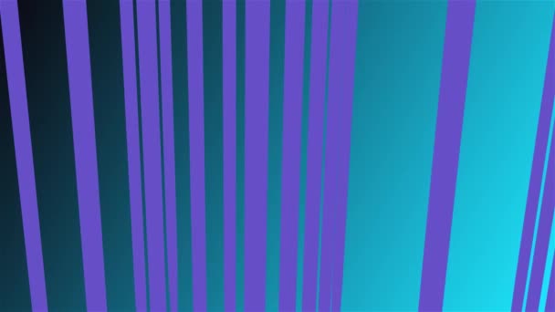 Digital background from stripes and colors. Computer generated 3d render — Stock Video