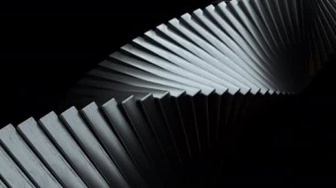 Dönen fraktal spiral bloklar