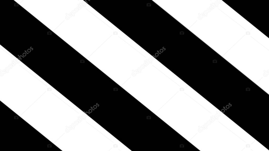 Black and white stripes