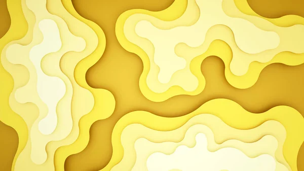 Onde Jaune Pour Fond Toile Fond Style Coupe Papier Jaune Images De Stock Libres De Droits