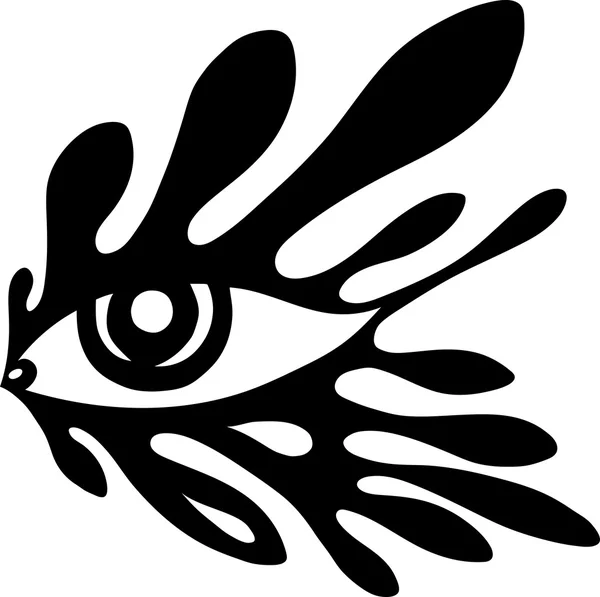 Dövme göz illüstrasyon