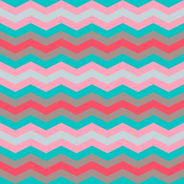 pastel renkler zig zag seamless modeli