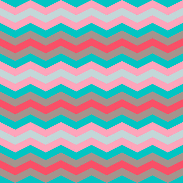 pastel colors zig zag seamless pattern