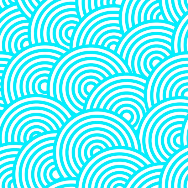 Cercles de couleur marine motif sans couture — Image vectorielle