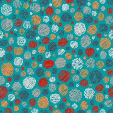 Mavi arka plan, seamless modeli üzerinde dağınık damla