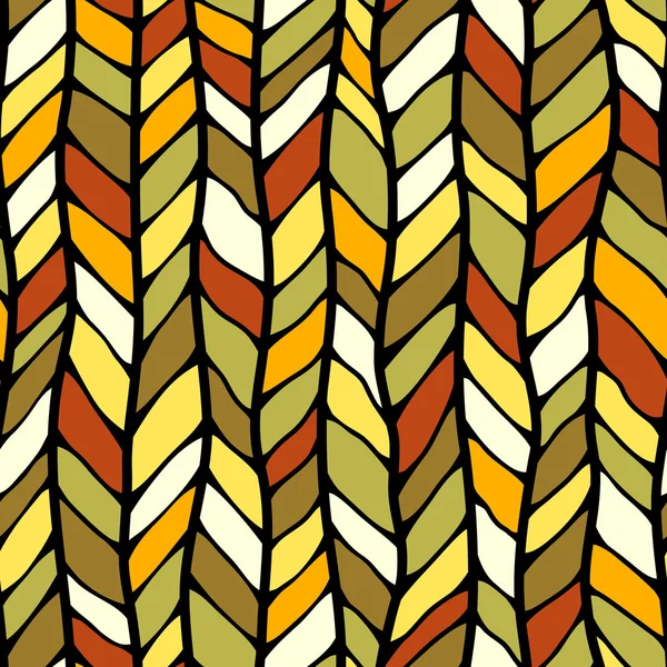 Patrón de sennit sin costuras. Textura multicolor vectorial — Archivo Imágenes Vectoriales