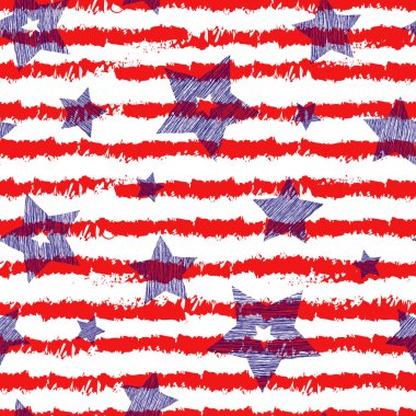 Stars and stripes sorunsuz doku kağıdınız kağıt, backgrouns ve Tekstil