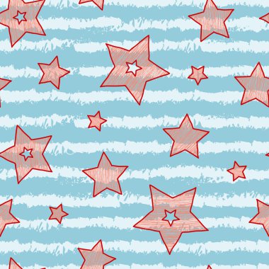 Stars and stripes sorunsuz doku kağıdınız kağıt, arka planlar ve Tekstil, şeker ve deniz renkler için