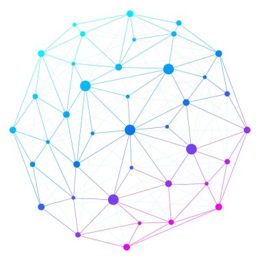Dijital Küresel Ağ Bağlantısı. Kablo çerçeveli küre. Çizgiler ve Noktalar Bağlı Soyut Geometrik Çokgen.