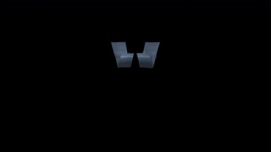 Harfleri Kaydır. Yuvarlanan Mektup. Şeffaf arkaplan. Alfa Kanalı