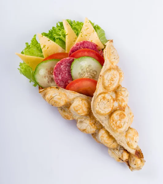 kabarcık, waffle, Çince, gözleme, koni, aperatif, Öğle Yemeği, kahve