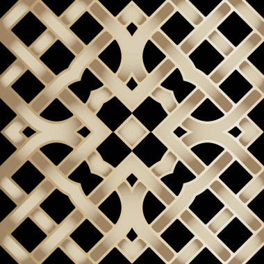Şebeke kusursuz desen. Vektör Kelt tarzı arkaplan. Dekoratif dekoratif arka plan. Düğümlü, çizgili, çizgili, şekilli geometrik süsler. Simetrik dekoratif modern tasarım.