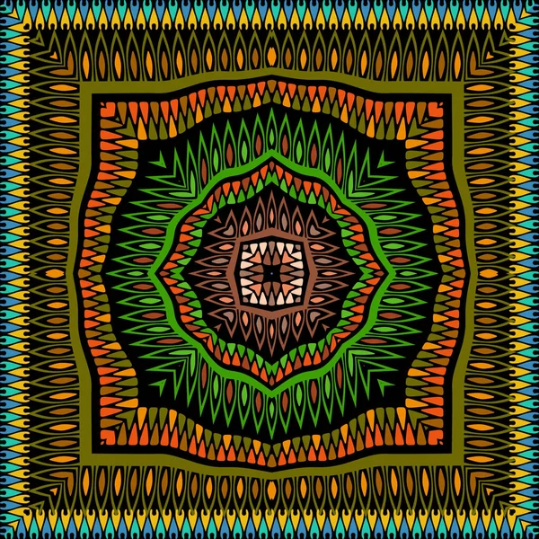 Ethnisch Nahtlose Muster Ornamentaler Hintergrund Wiederholen Sie Bunte Vektor Hintergrund — Stockvektor